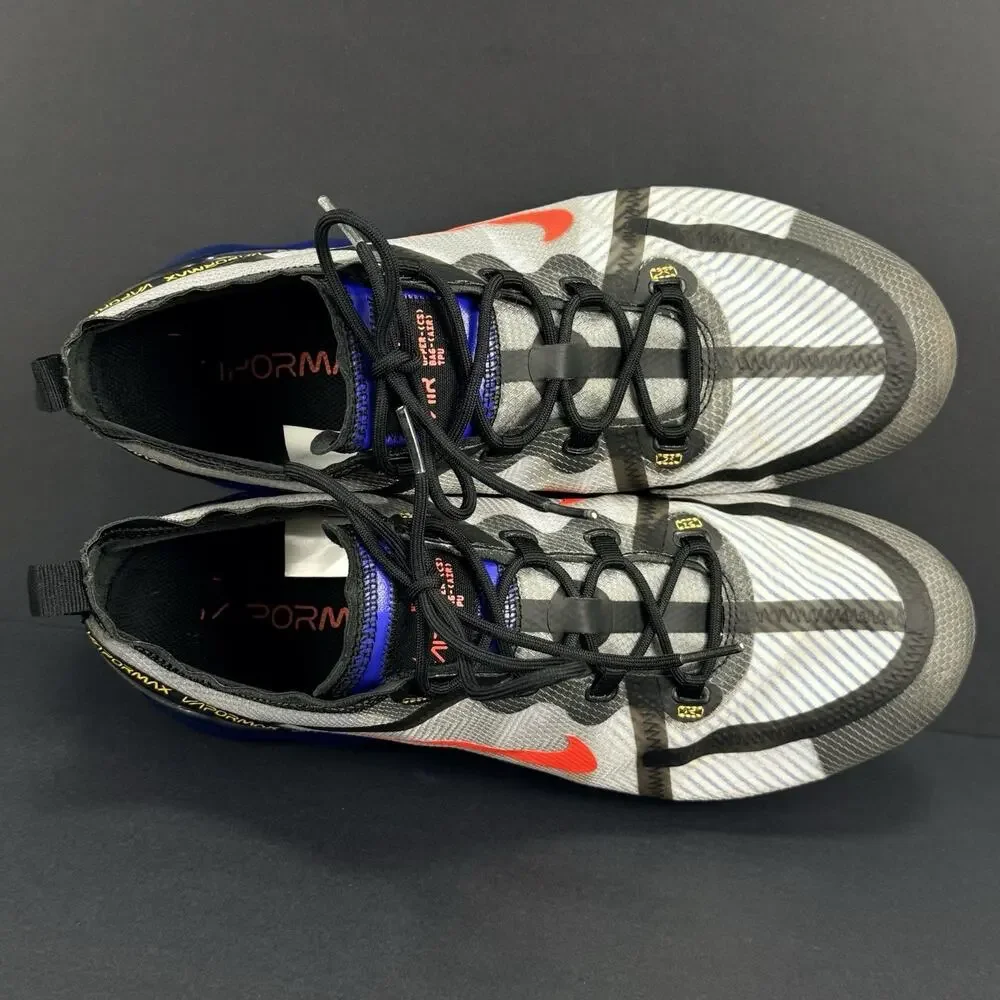 Nike Air VaporMax 2019 Men’s Size 11.5 Black Hyper Blue AR6631-008 Shoes
